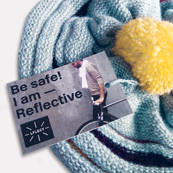 Reflective Hat & Helmet Cover - Blue