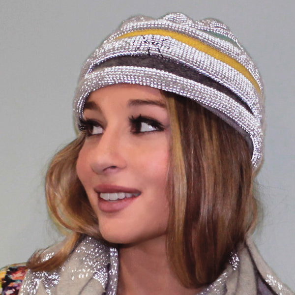 Reflective Hat & Helmet Cover - Grey